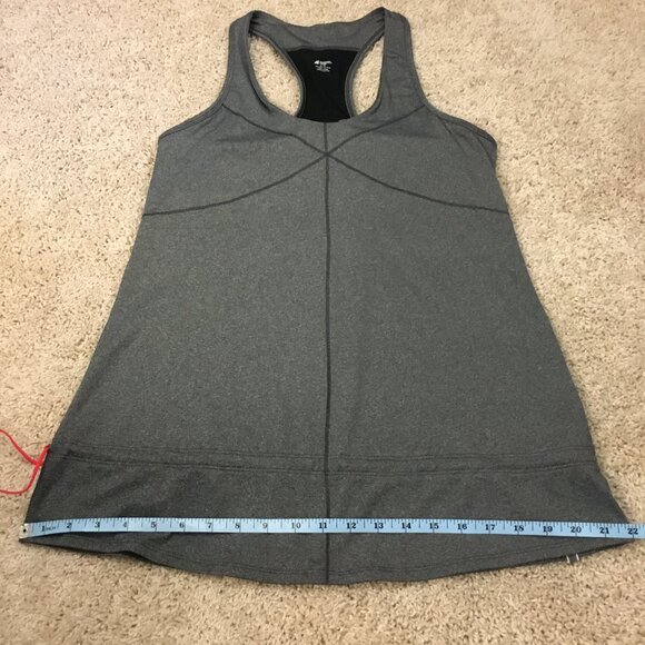 MEC Grey Racer Back Inbuilt Bra Tank Top - Picture 15 of 16